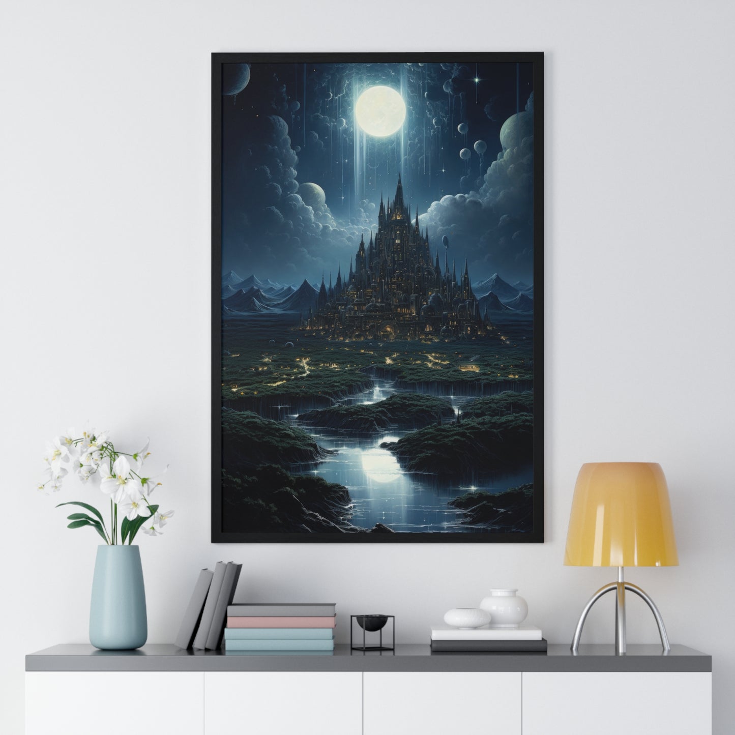 The Sleepless Citadel — Framed Print