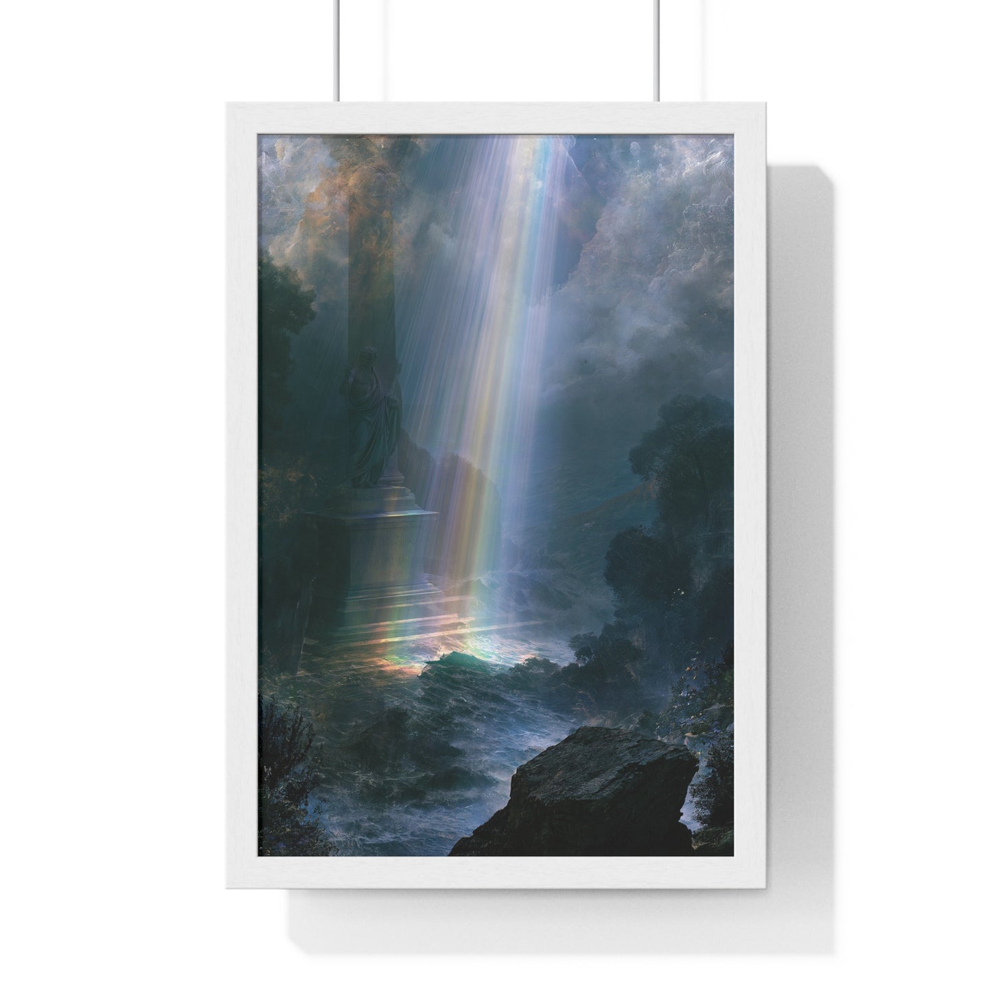 The Prism Vigil — Framed Print