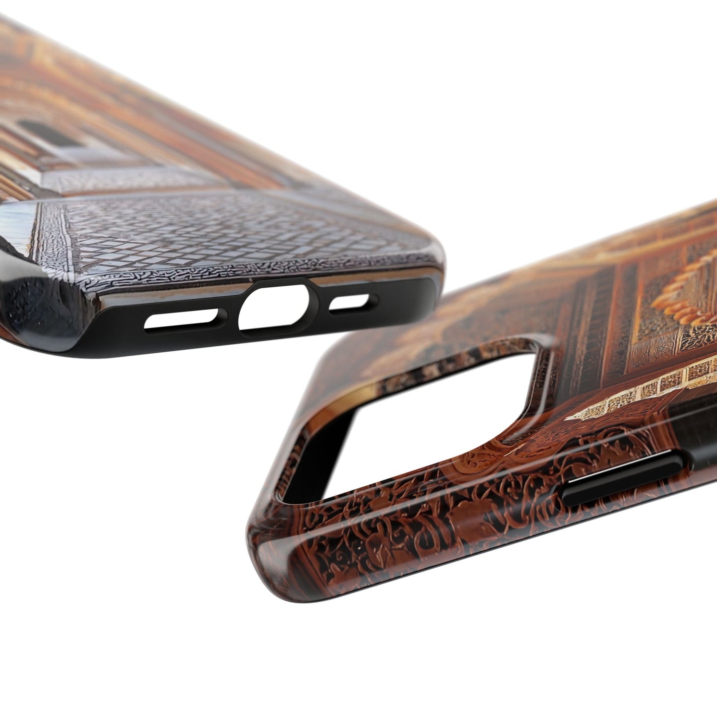 The Carved Way — Wooden Arches Phone Case