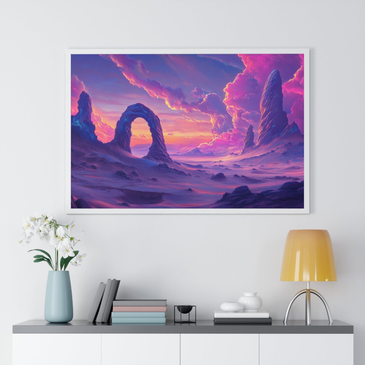 The Violet Arch — Framed Print