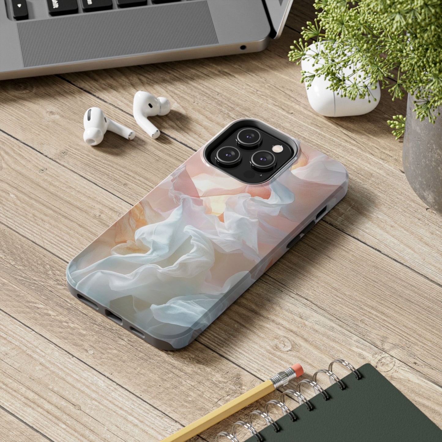 Silk Light — Pastel Fabric Phone Case