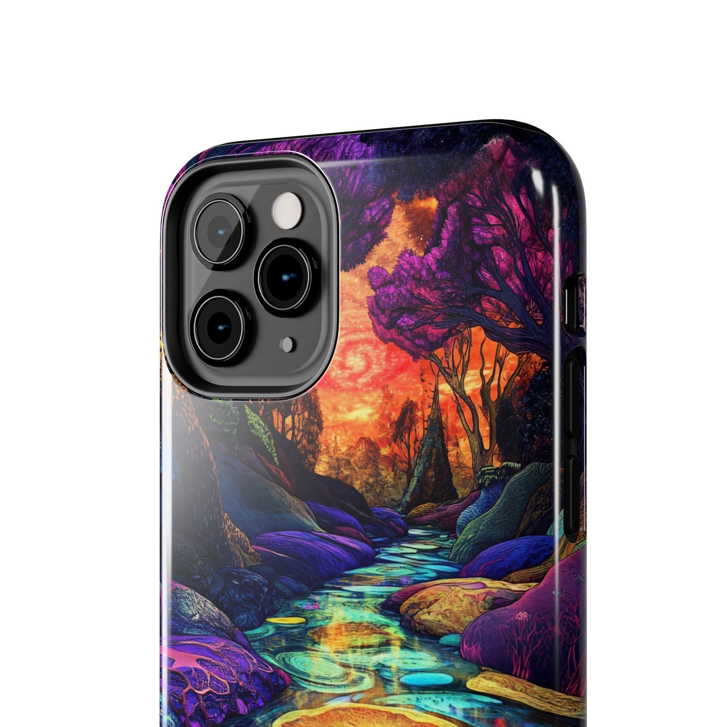 Dreamscape River — Psychedelic Canyon Phone Case