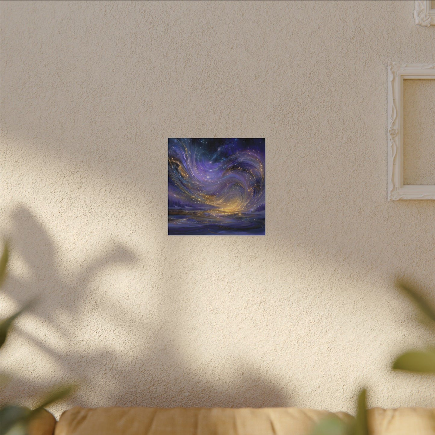 The Weaving Sky — Square Canvas