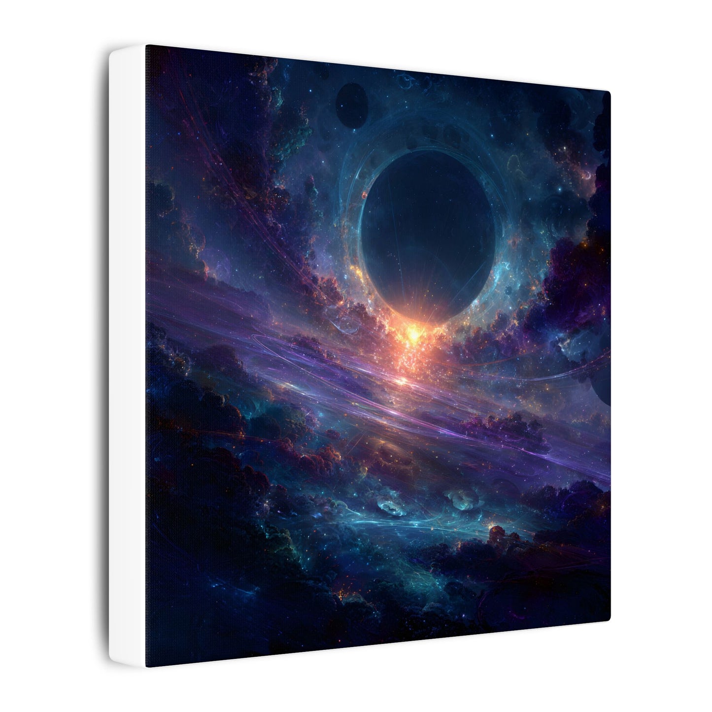 Twilight Folding — Square Canvas