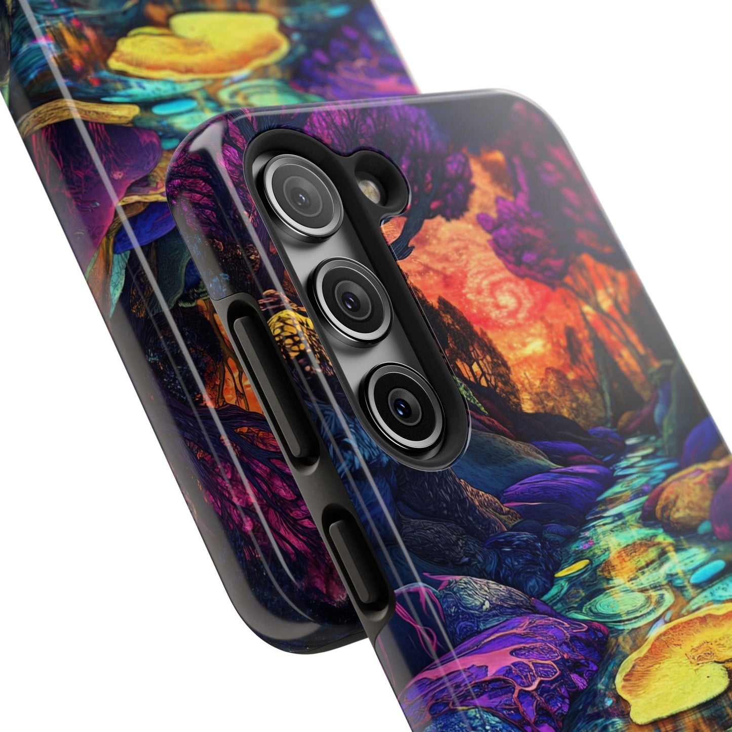 Dreamscape River — Psychedelic Canyon Phone Case