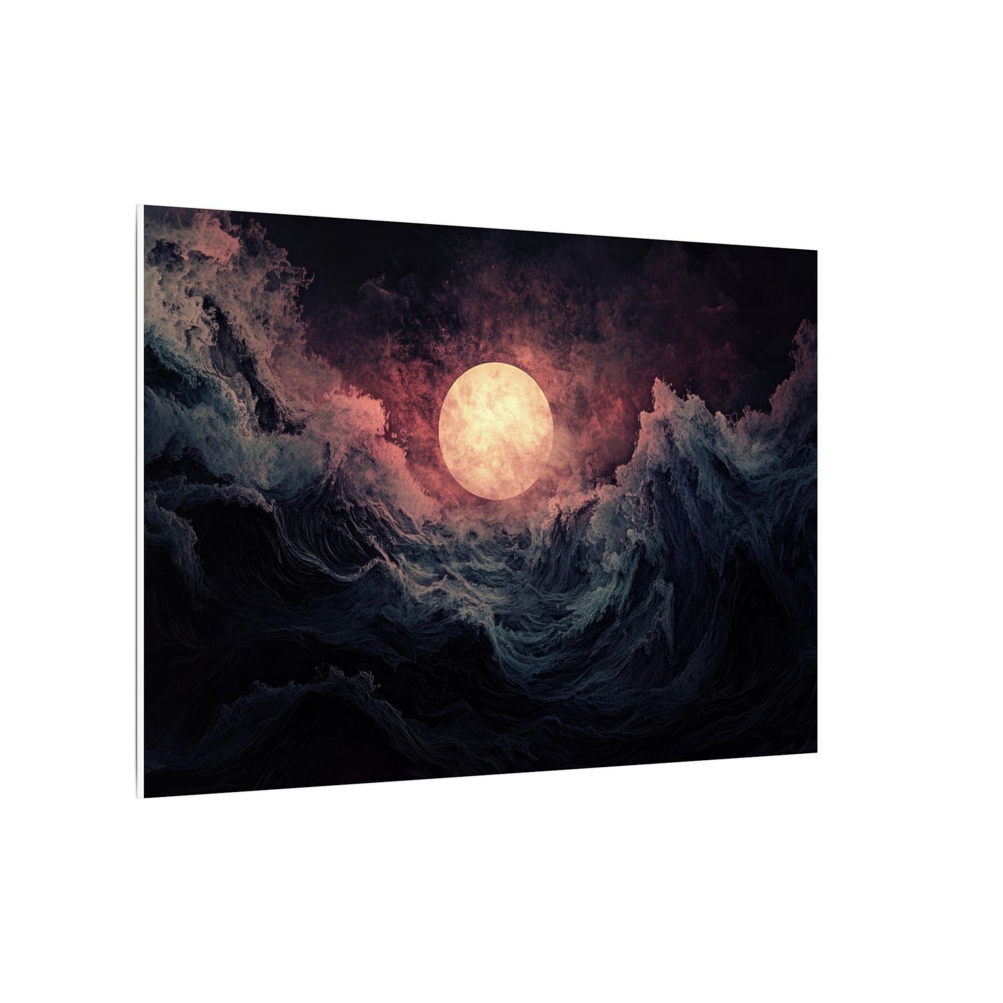 Moonrise Over the Black Sea — Canvas