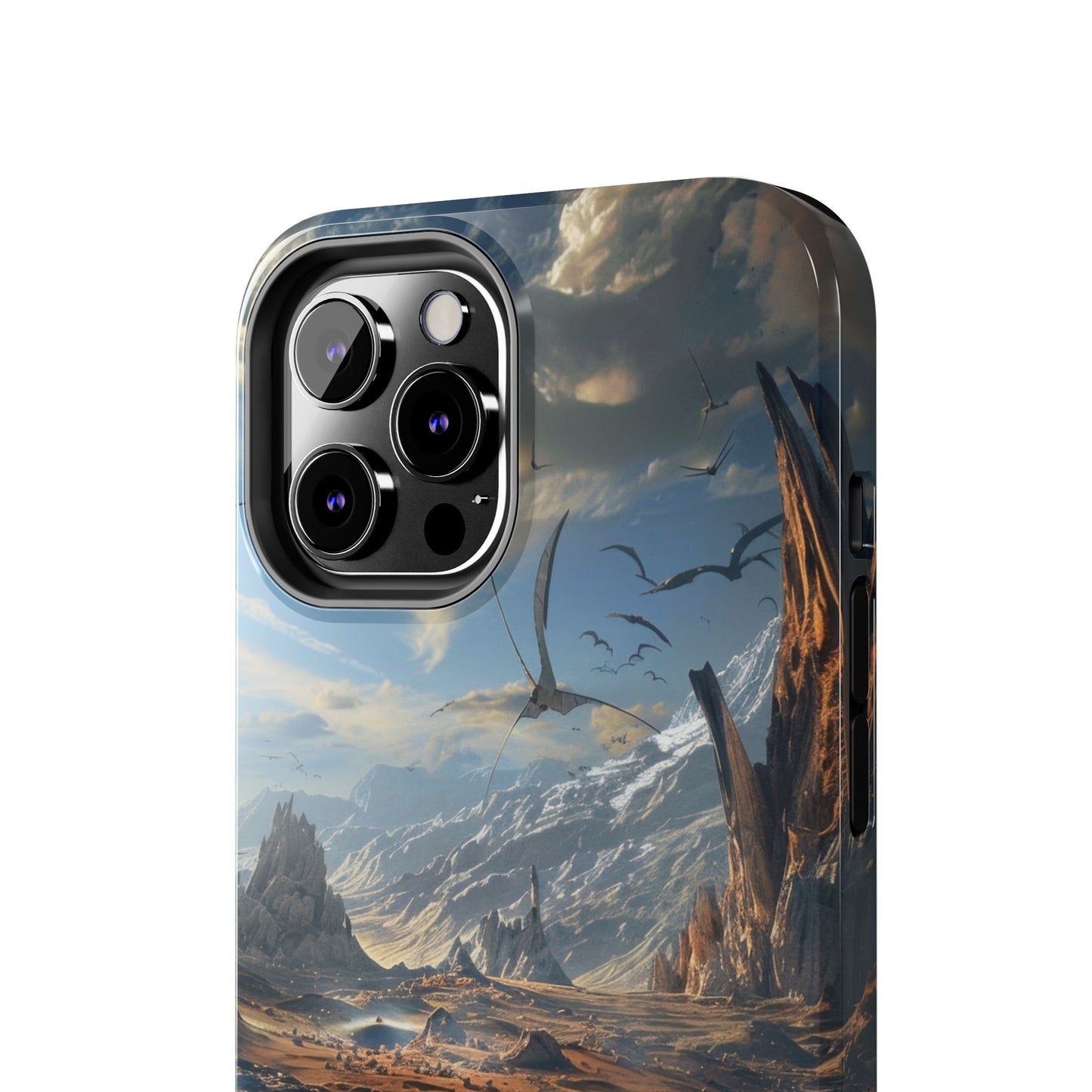 Ridge of Another World — Alien Mountains Phone Case