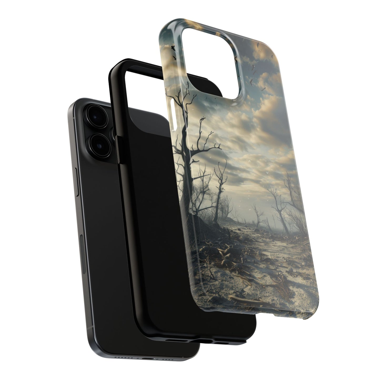 The Last Tree — Desolate Landscape Phone Case