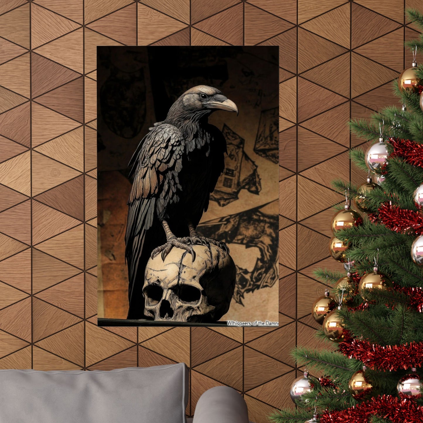 Memento — Raven and Skull Poster
