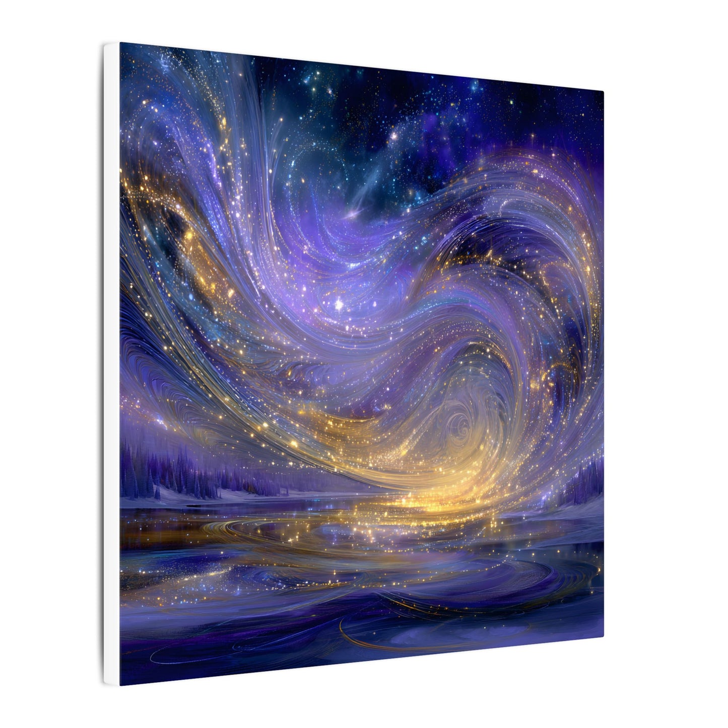 The Weaving Sky — Square Canvas