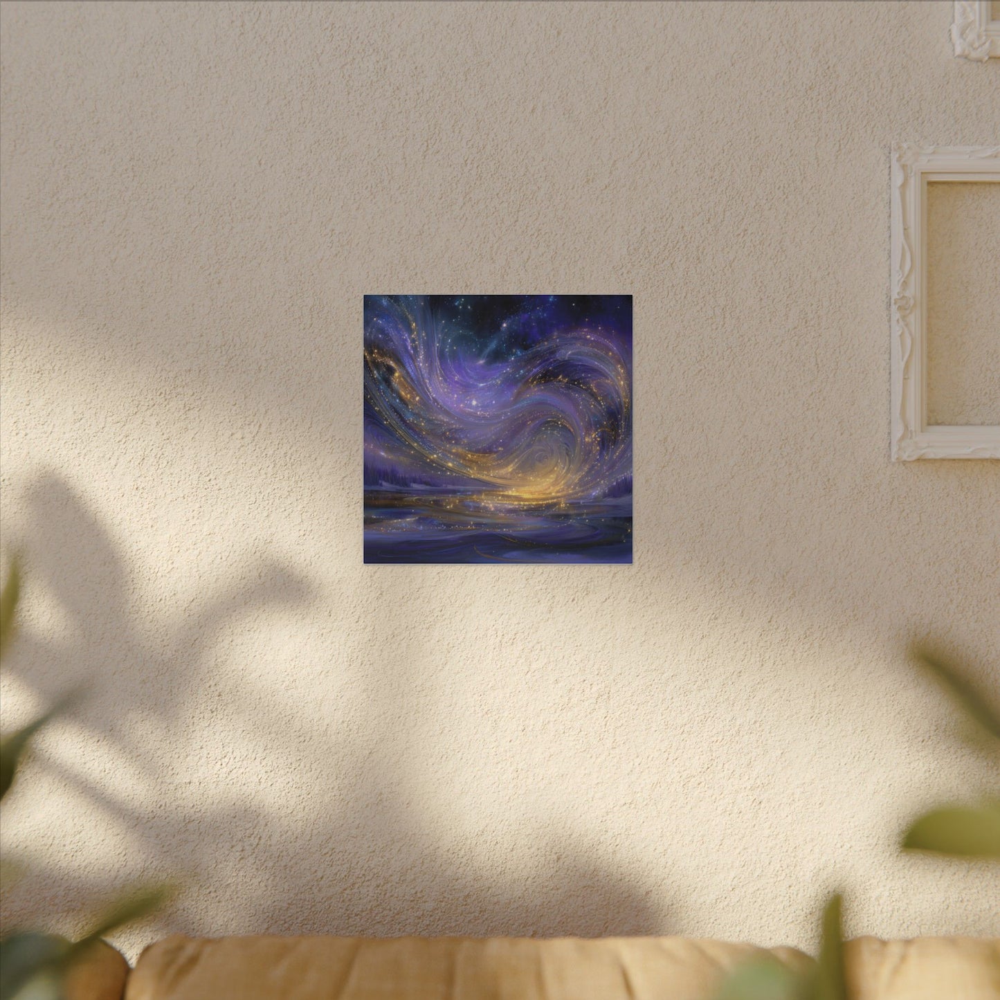 The Weaving Sky — Square Canvas