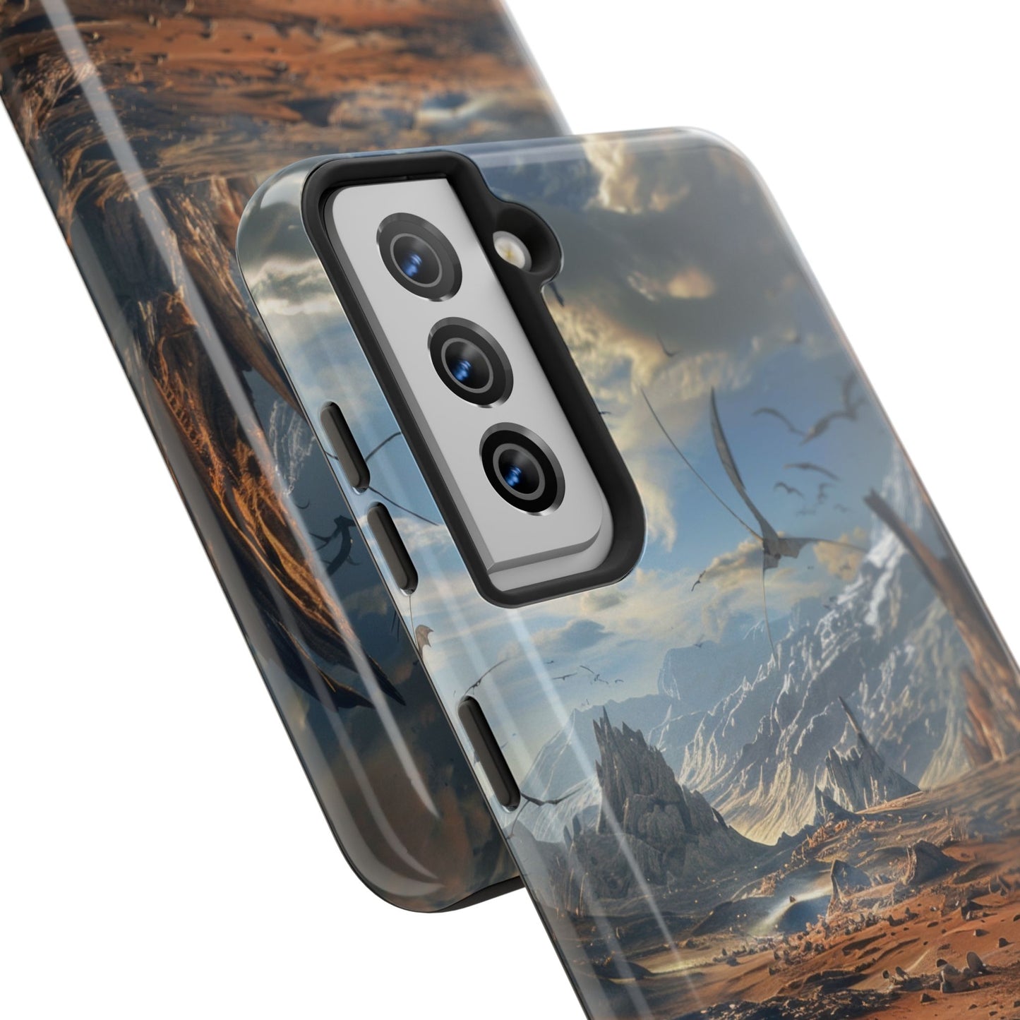Ridge of Another World — Alien Mountains Phone Case