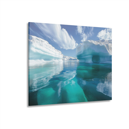 Glacier Light — Iceberg Acrylic Print