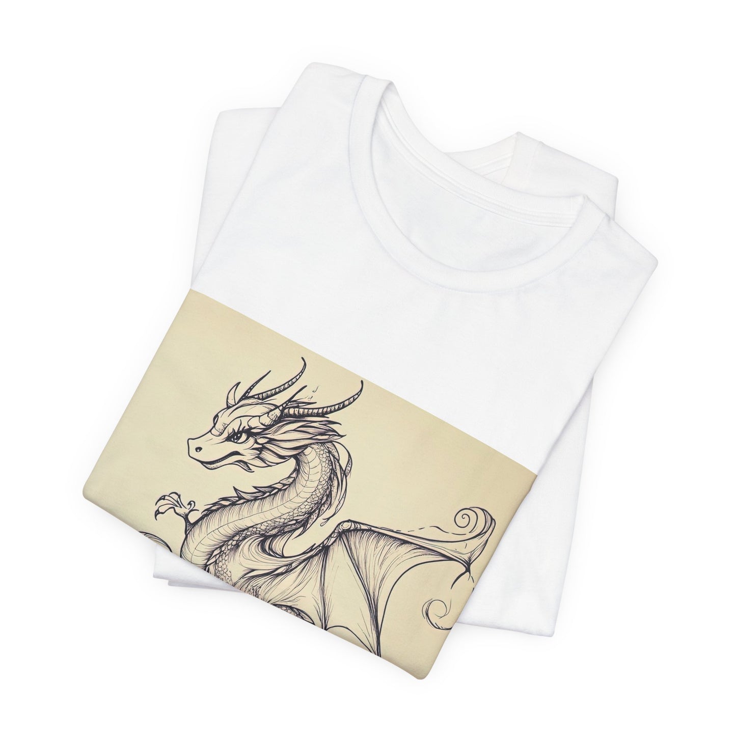 Whimsical Dragon — Ink Sketch Tee