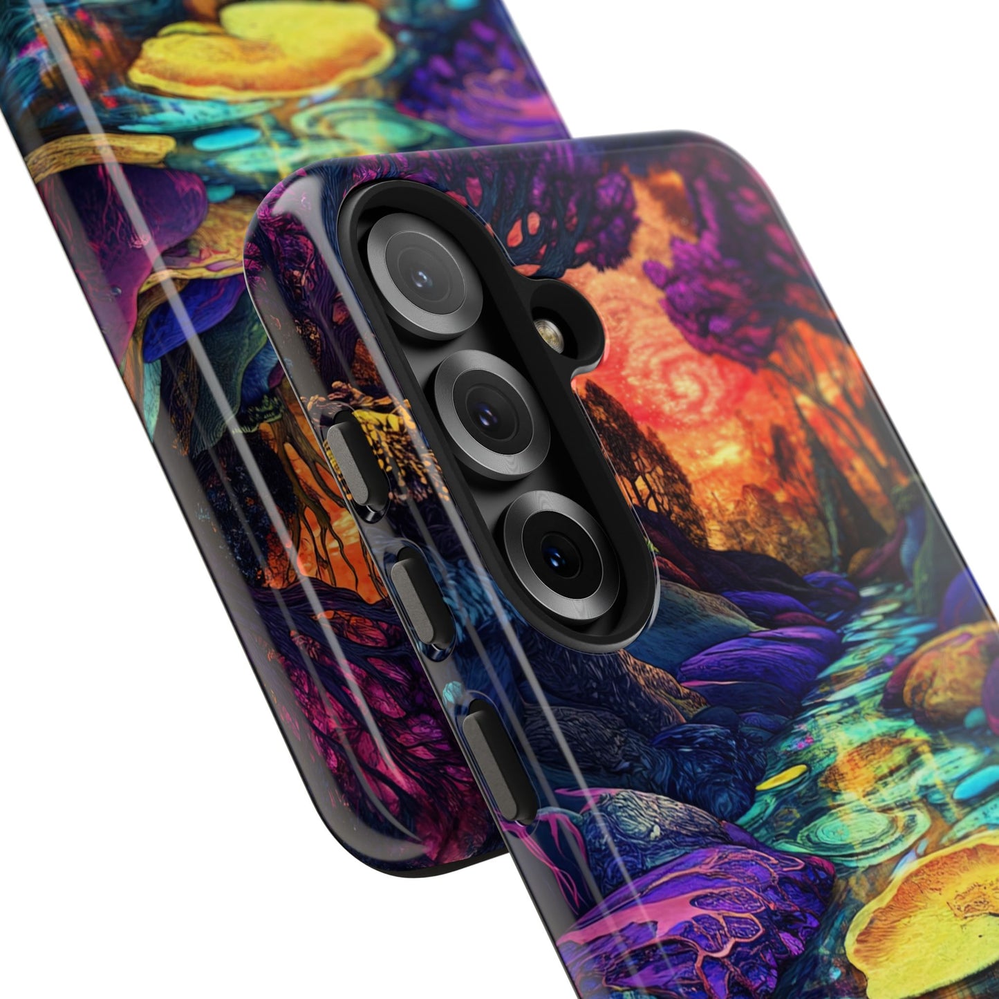 Dreamscape River — Psychedelic Canyon Phone Case