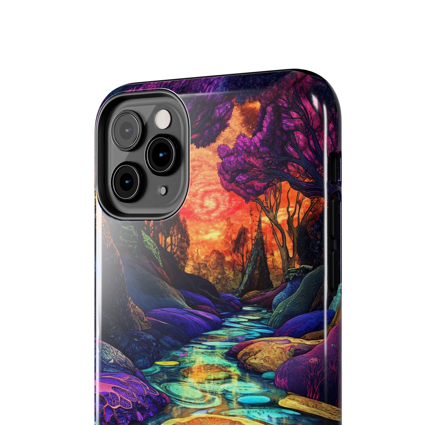 Dreamscape River — Psychedelic Canyon Phone Case