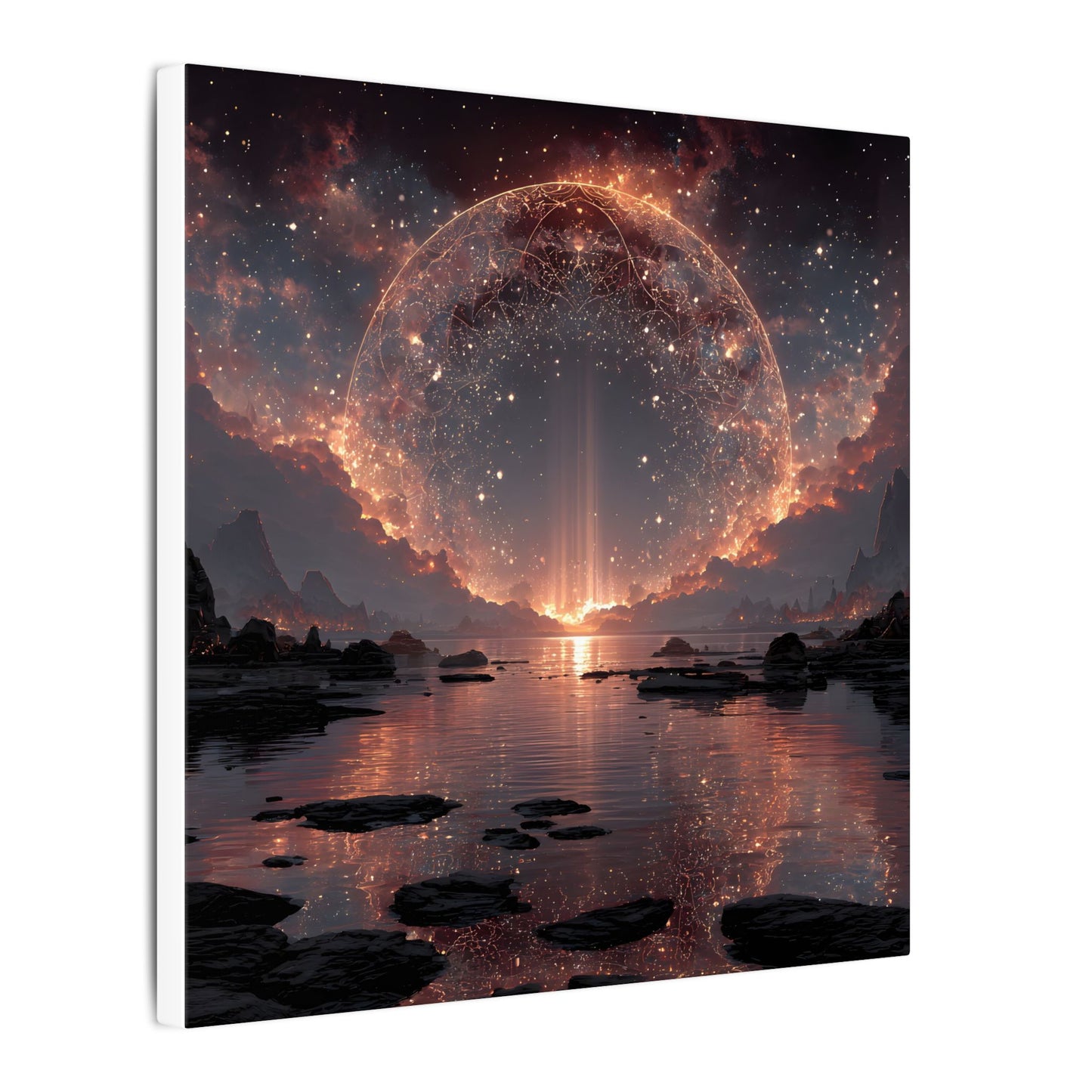 The Filigree Gate — Square Canvas