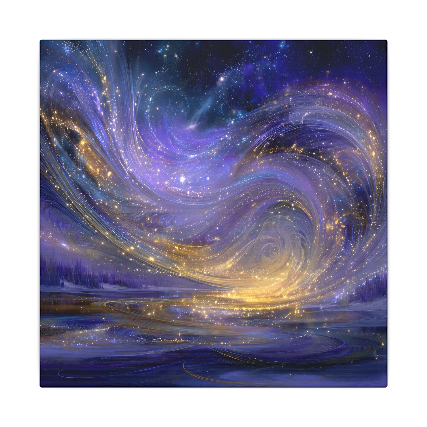 The Weaving Sky — Square Canvas