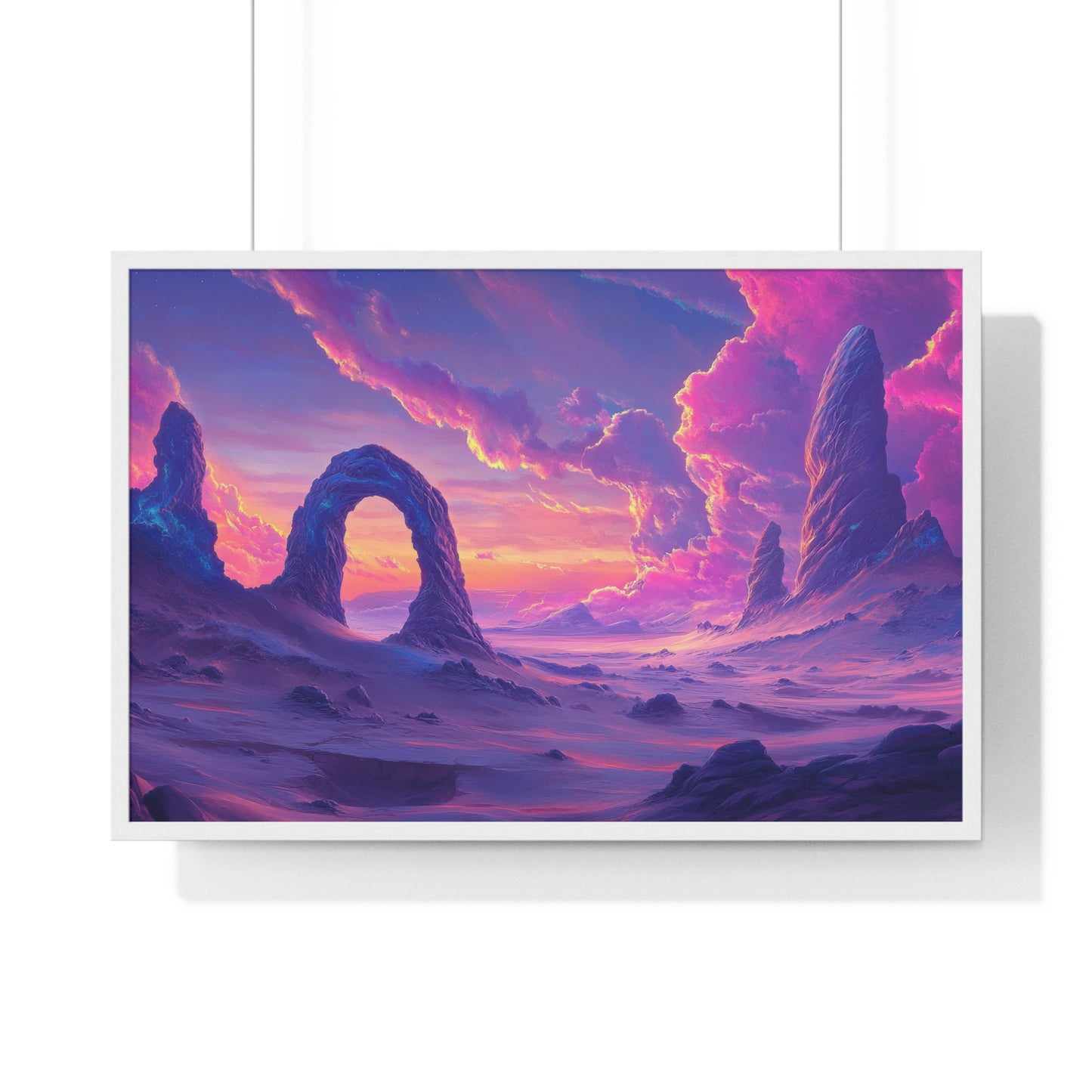 The Violet Arch — Framed Print