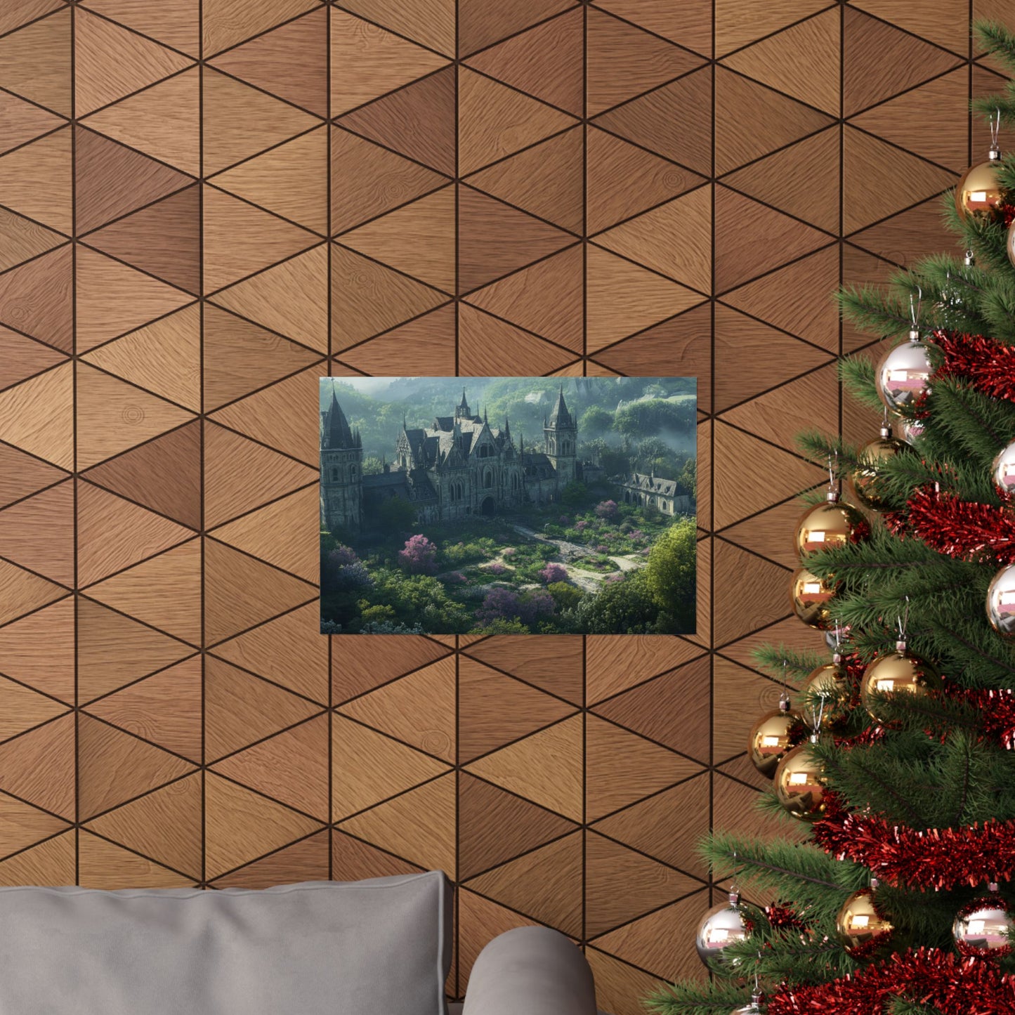 The Overgrown Crown — Castle From Above Poster