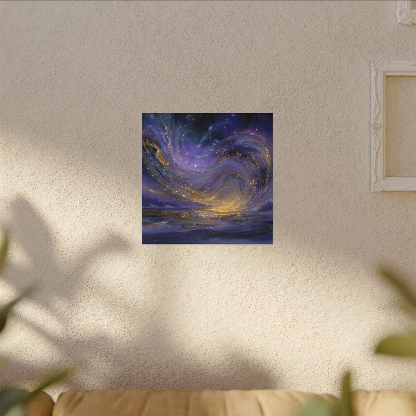 The Weaving Sky — Square Canvas