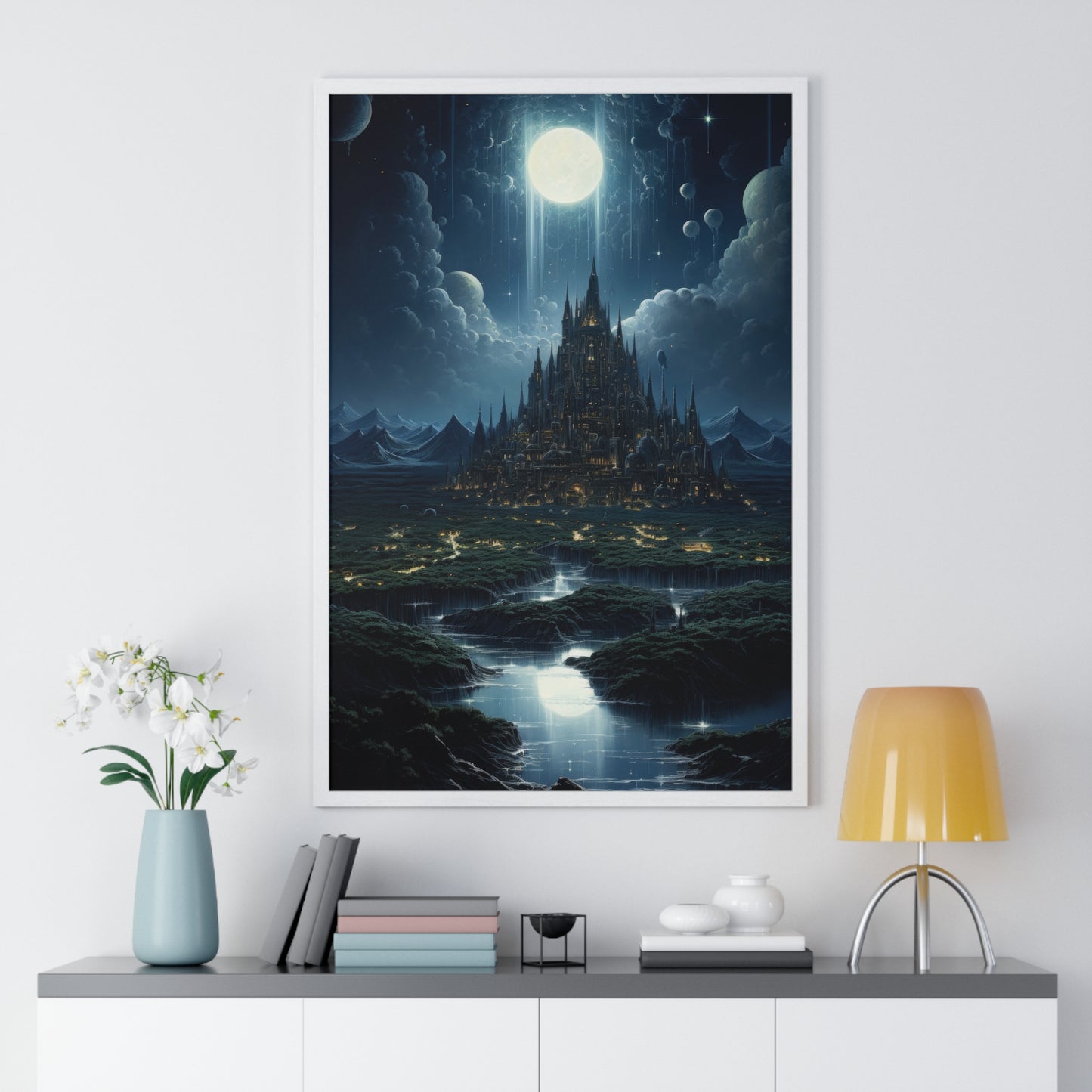 The Sleepless Citadel — Framed Print