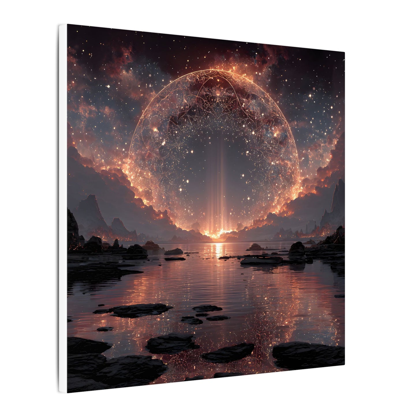The Filigree Gate — Square Canvas