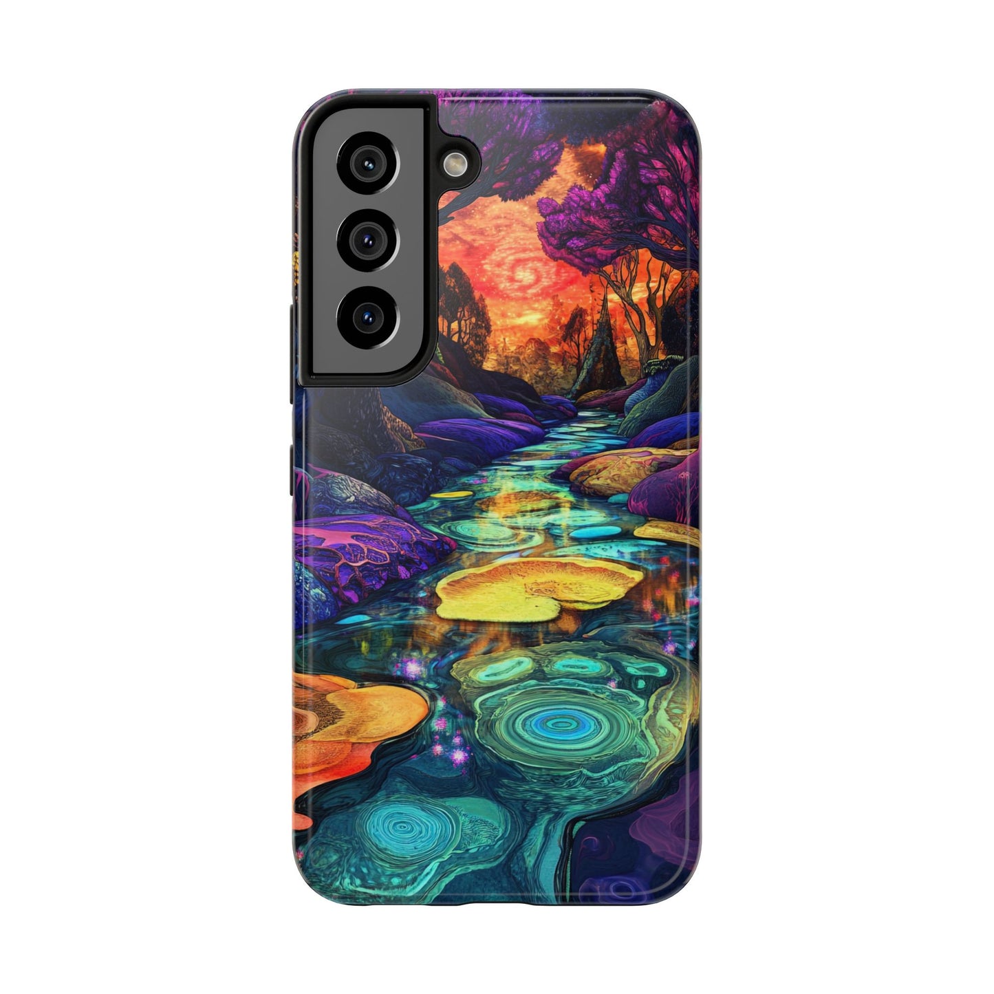 Dreamscape River — Psychedelic Canyon Phone Case