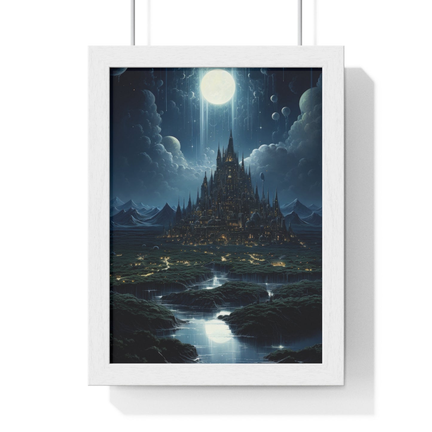The Sleepless Citadel — Framed Print