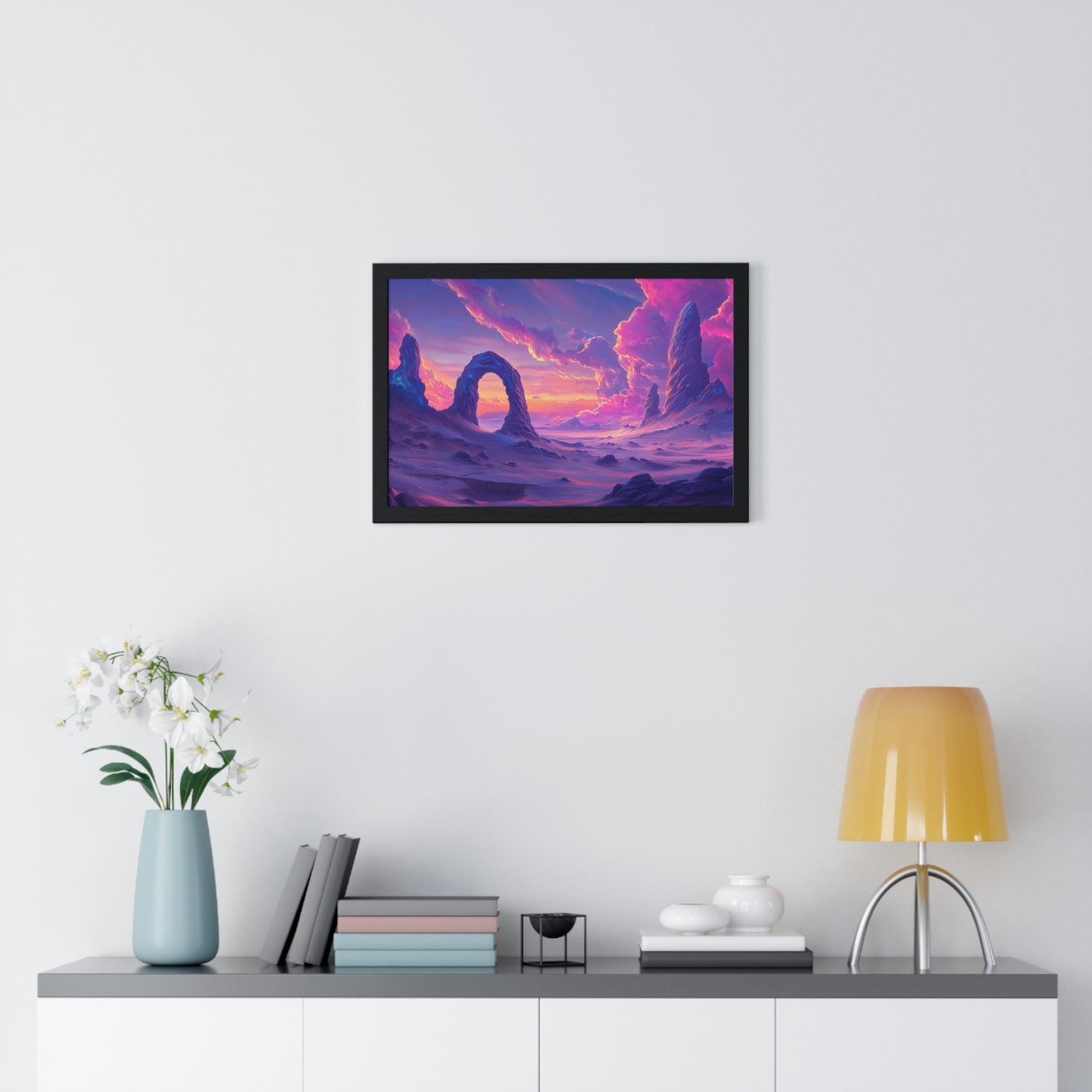 The Violet Arch — Framed Print