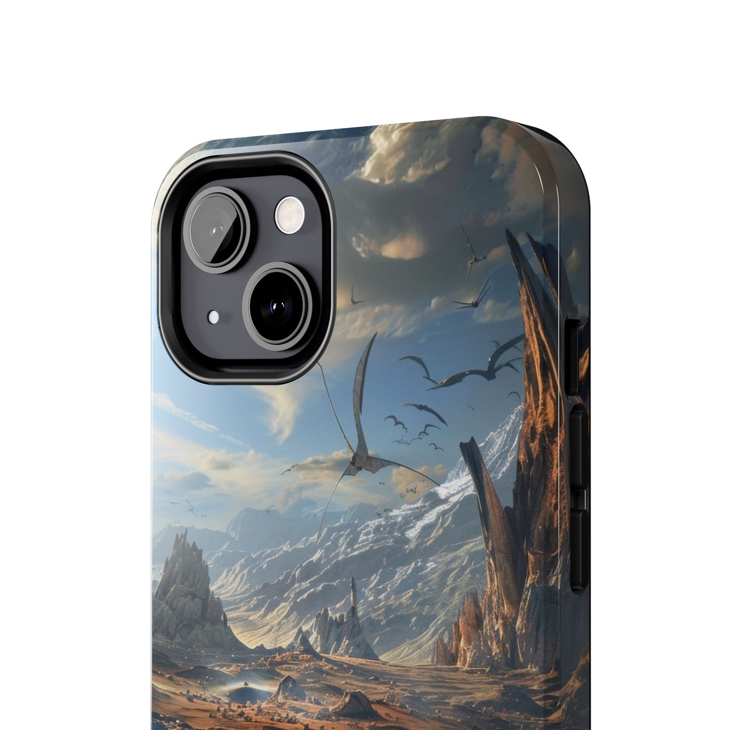 Ridge of Another World — Alien Mountains Phone Case