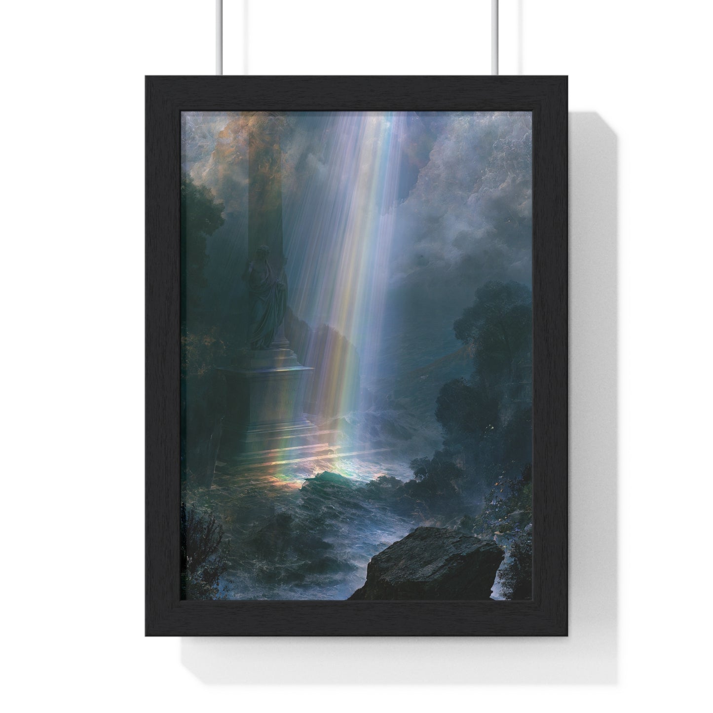 The Prism Vigil — Framed Print