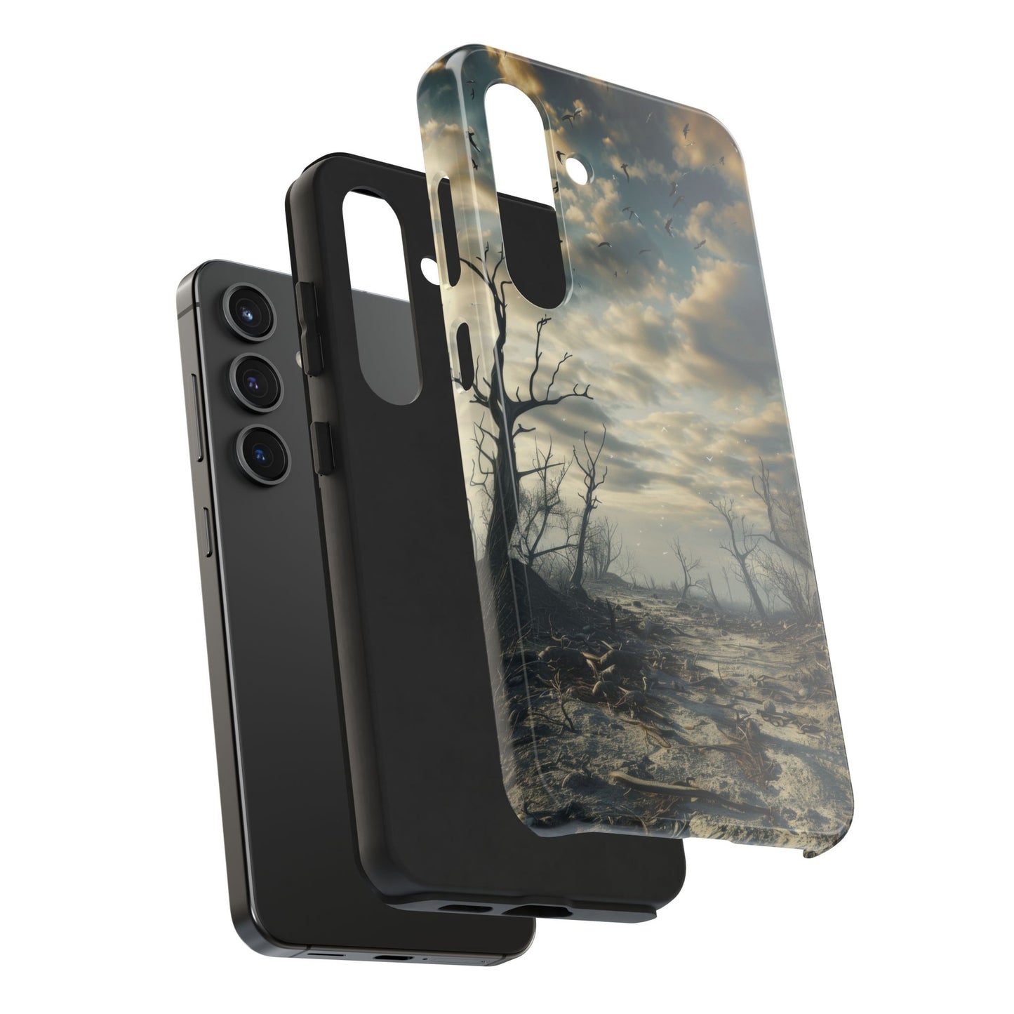 The Last Tree — Desolate Landscape Phone Case
