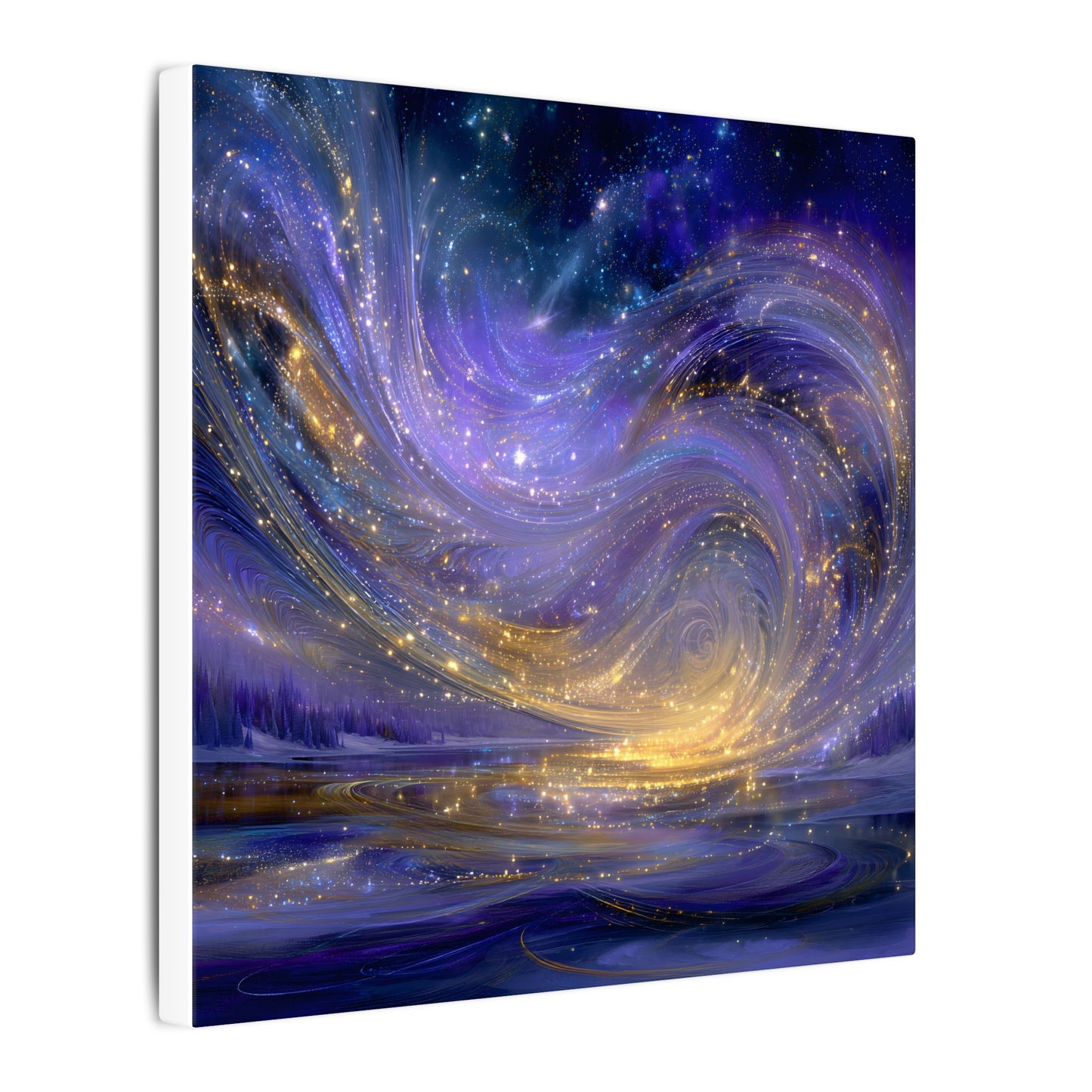 The Weaving Sky — Square Canvas