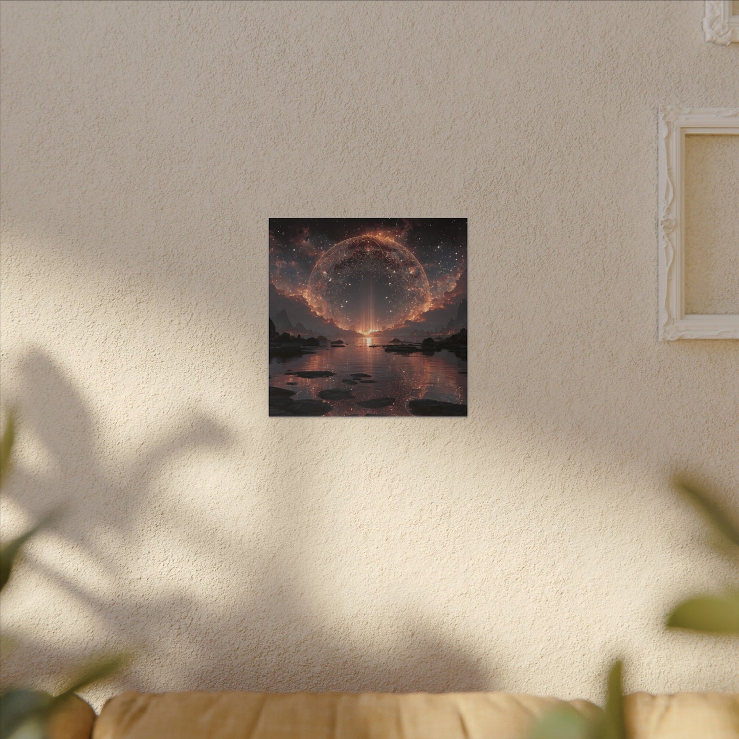 The Filigree Gate — Square Canvas