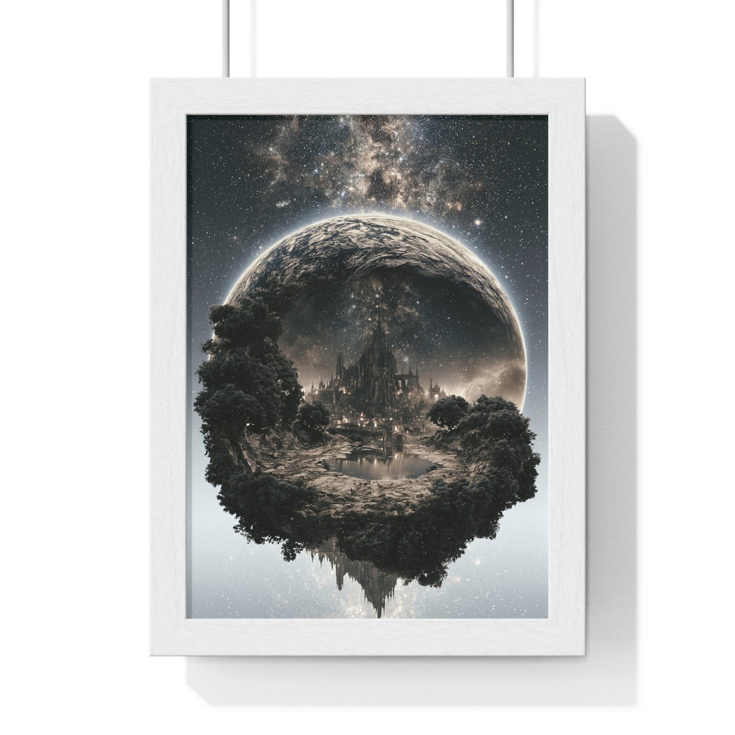 The Inverted World — Framed Print