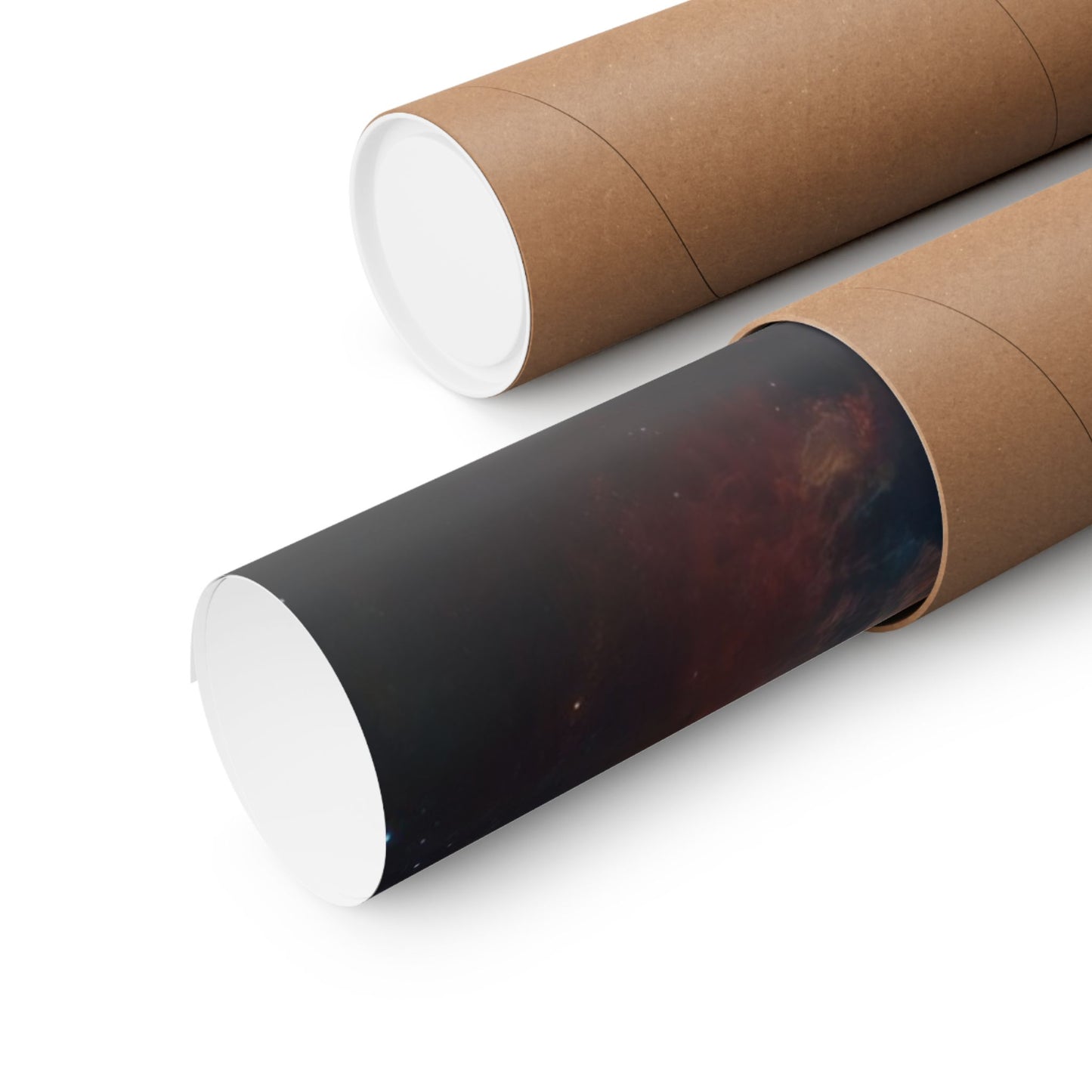 Emberfall Nebula — Matte Poster