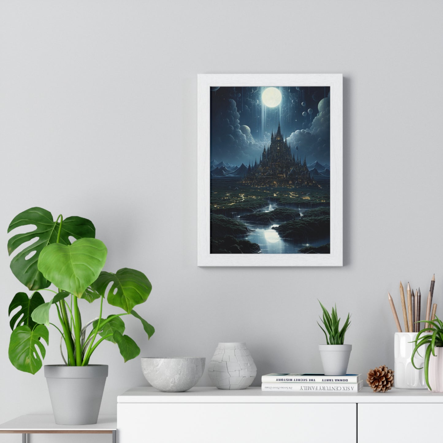 The Sleepless Citadel — Framed Print