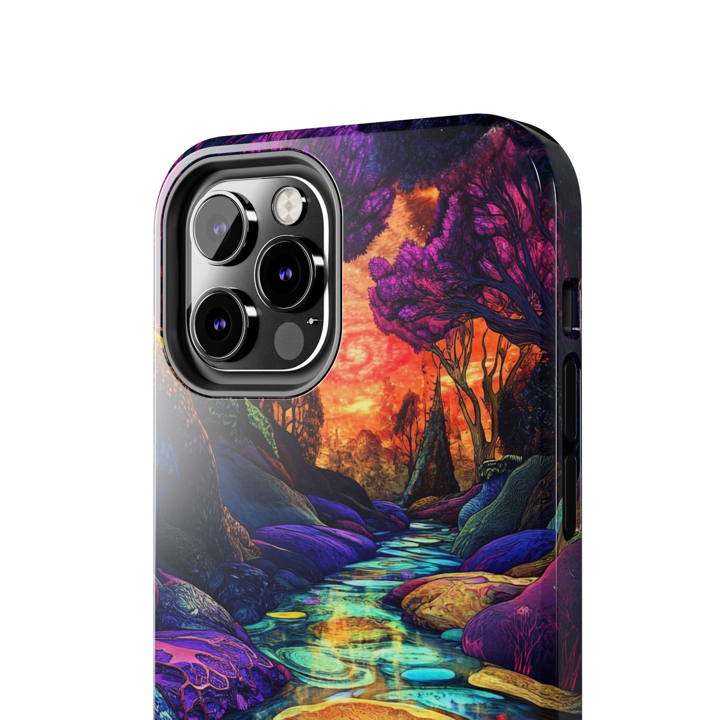 Dreamscape River — Psychedelic Canyon Phone Case