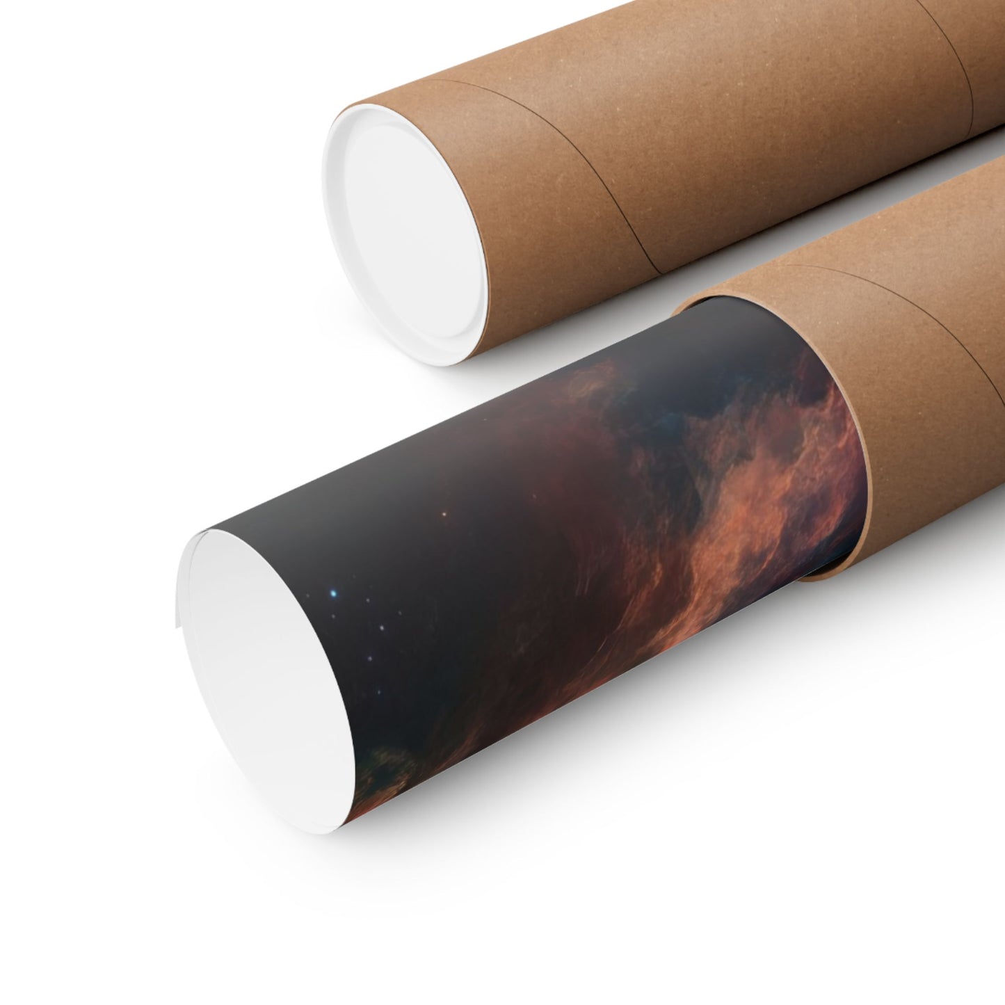 Emberfall Nebula — Matte Poster