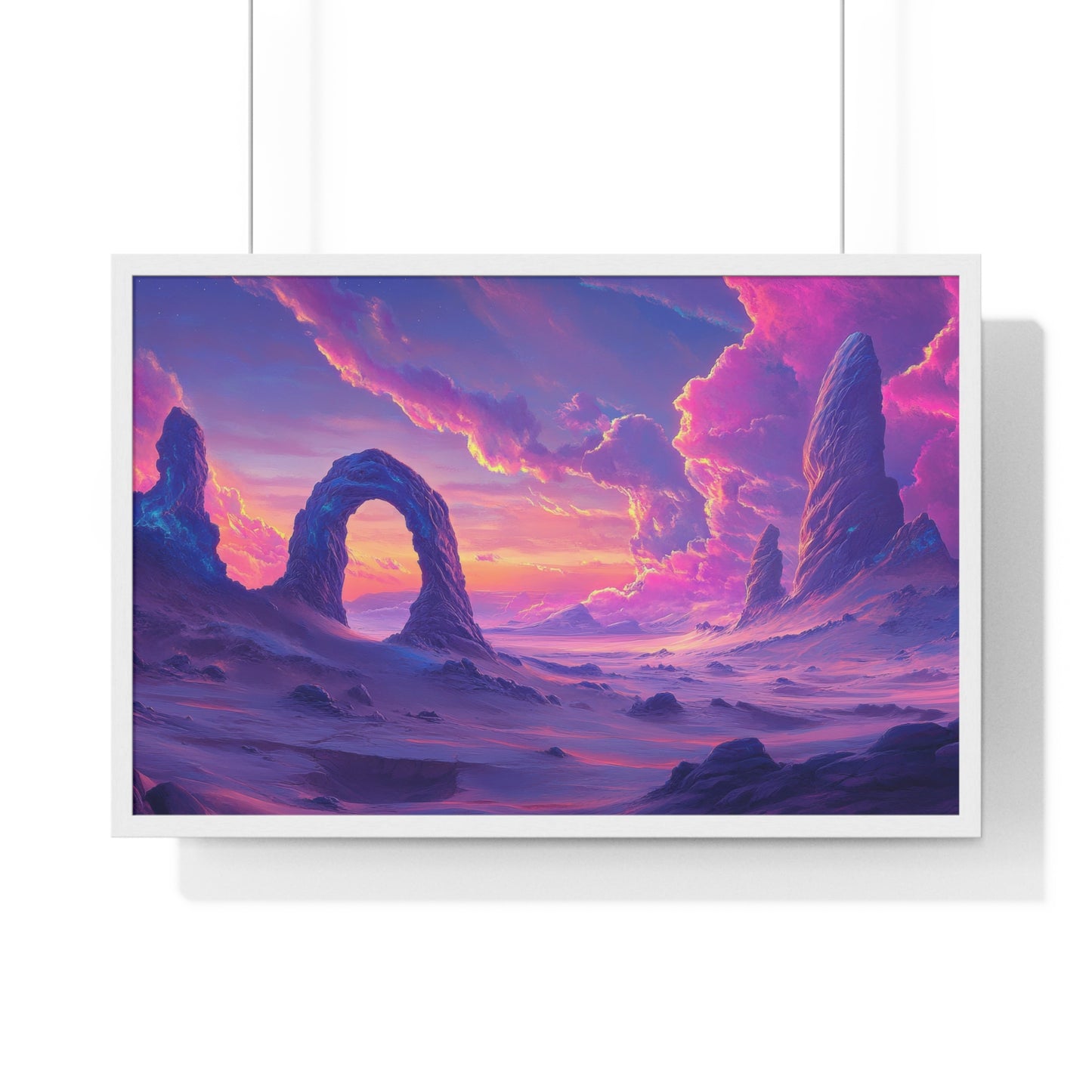 The Violet Arch — Framed Print