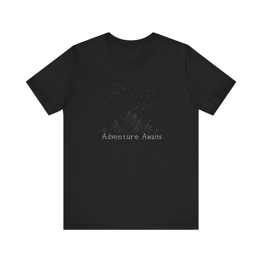 "Adventure Awaits" Short Sleeve Tee - JDG Visual Arts