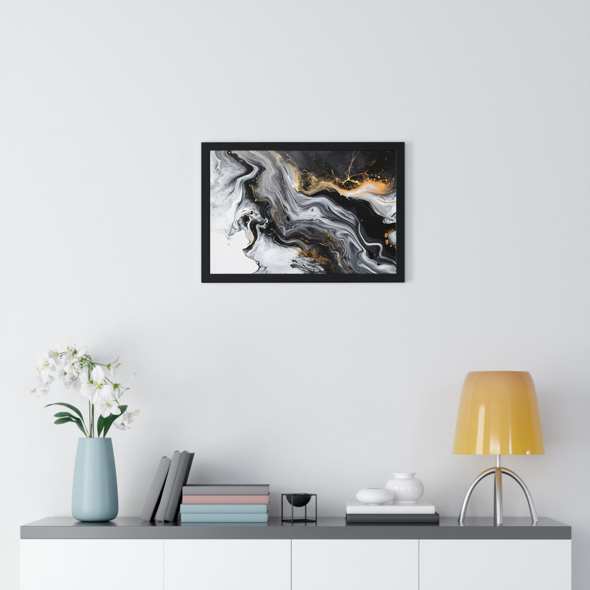 Alabaster Drift Framed Print - JG Visual Arts