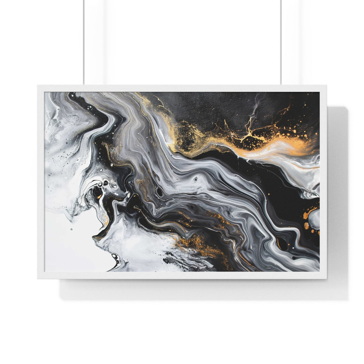 Alabaster Drift Framed Print - JG Visual Arts