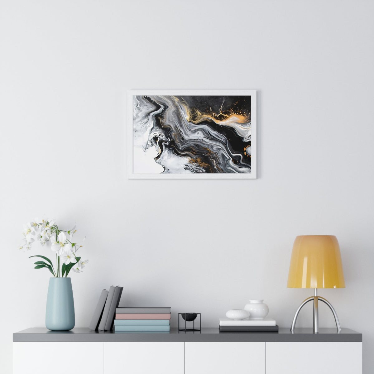 Alabaster Drift Framed Print - JG Visual Arts