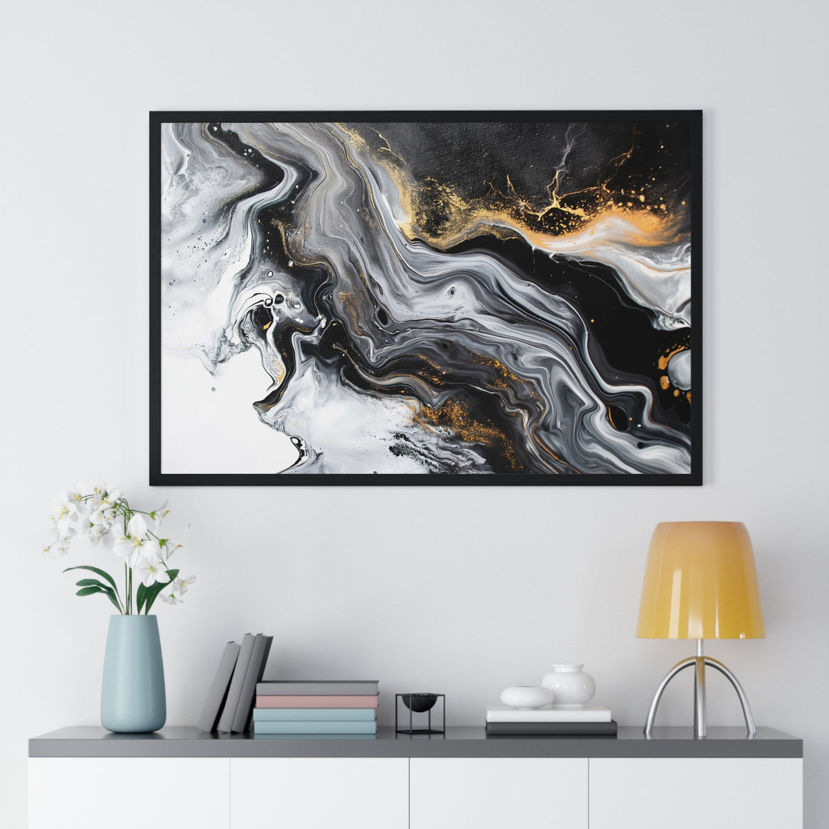Alabaster Drift Framed Print - JG Visual Arts