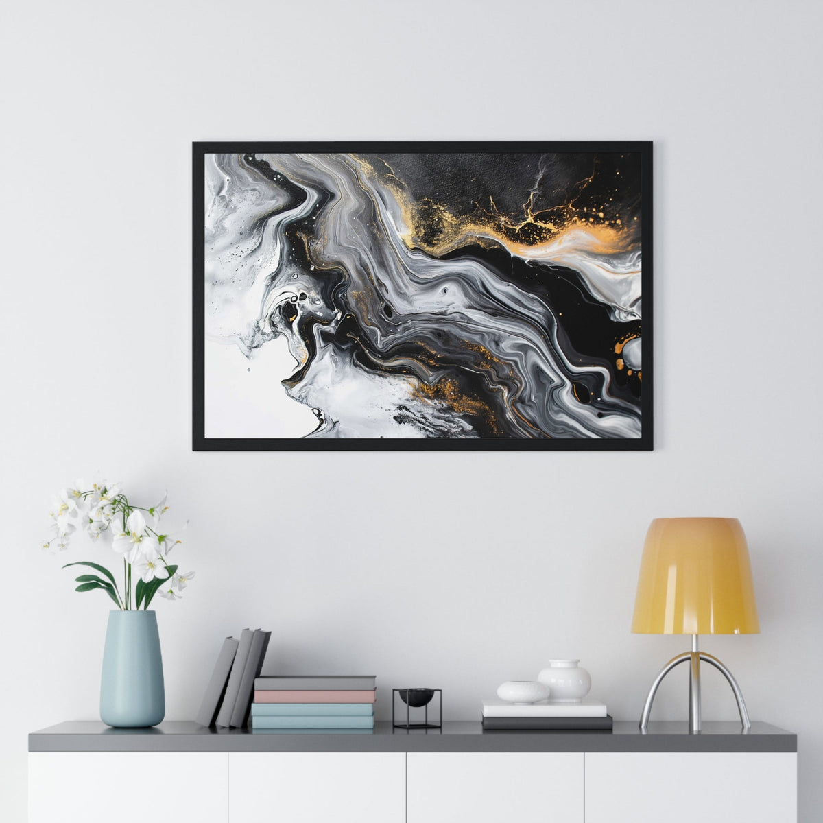 Alabaster Drift Framed Print - JG Visual Arts
