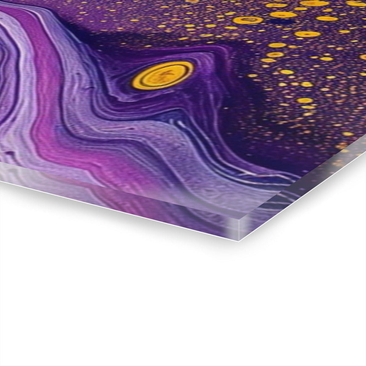 Amethyst Dust Acrylic Print - JG Visual Arts