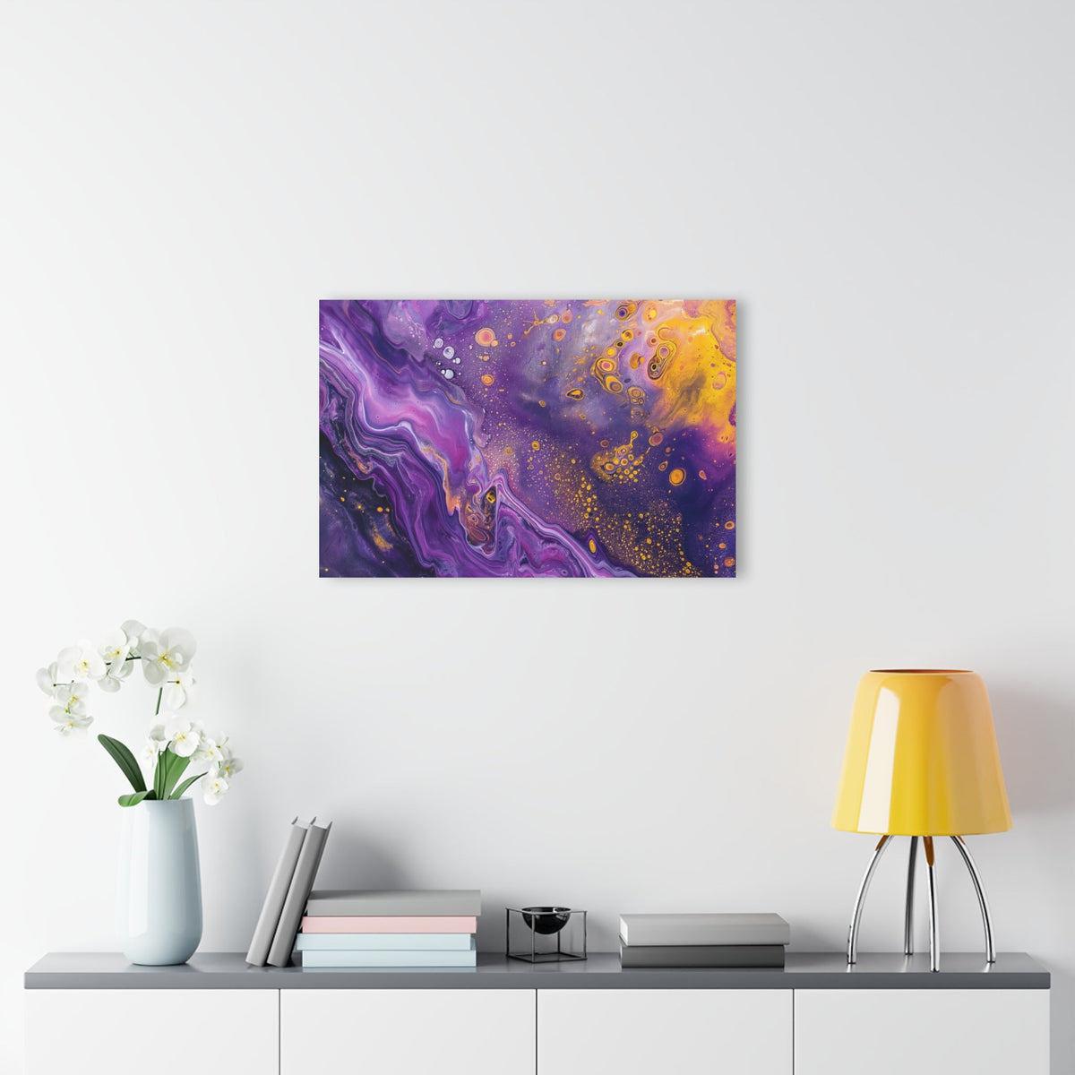 Amethyst Dust Acrylic Print - JG Visual Arts
