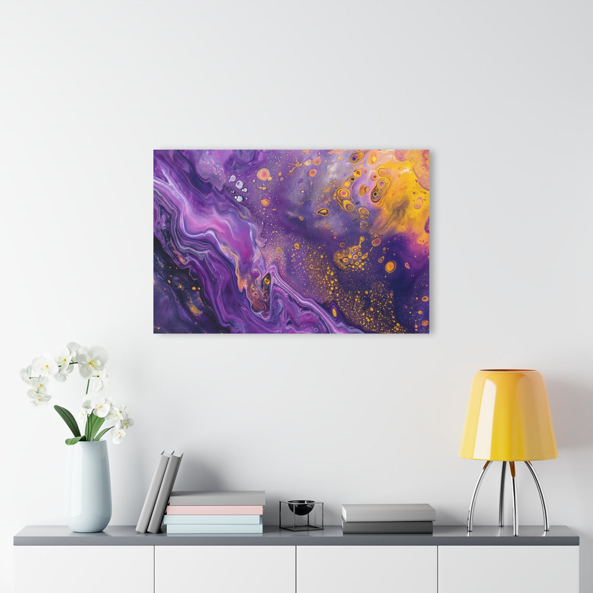 Amethyst Dust Acrylic Print - JG Visual Arts